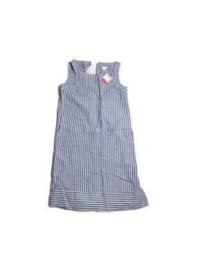 T.J.Maxx Blue and White Striped Sleeveless Girls Dress